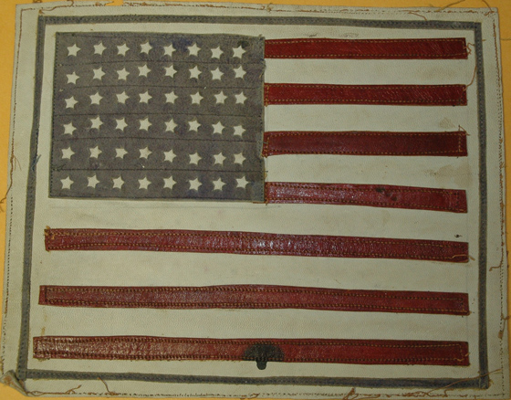 U.S. Flag, Leather, Date Unknown